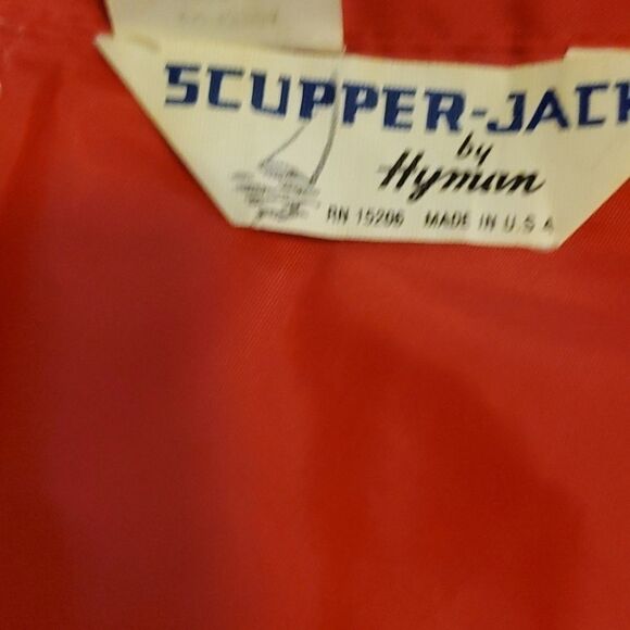 Hyman Scupper jack Red Spring lightweight jacket With Eagle Patch - Picture 5 of 9